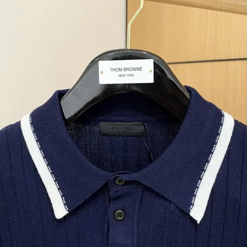 Replica Prada T-Shirts Short Sleeved For Men #1430956 $56.00 USD for Wholesale