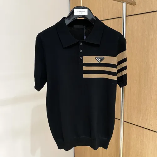 Wholesale Prada T-Shirts Short Sleeved For Men #1430962 $56.00 USD, Wholesale Quality Replica Prada T-Shirts