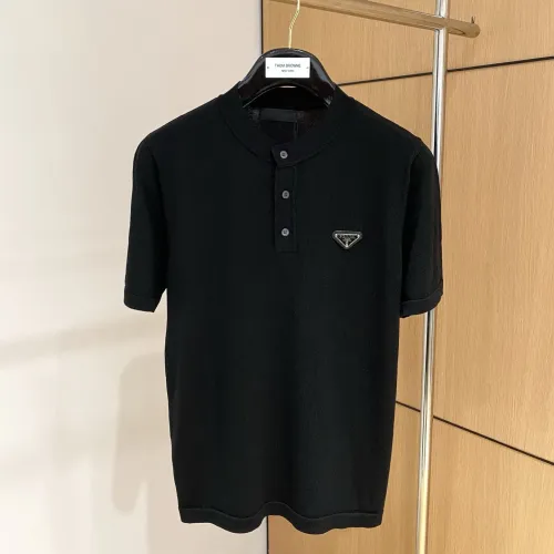Wholesale Prada T-Shirts Short Sleeved For Men #1430963 $56.00 USD, Wholesale Quality Replica Prada T-Shirts