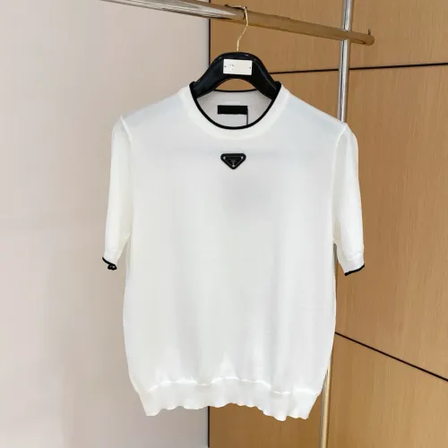 Wholesale Prada T-Shirts Short Sleeved For Men #1430967 $52.00 USD, Wholesale Quality Replica Prada T-Shirts
