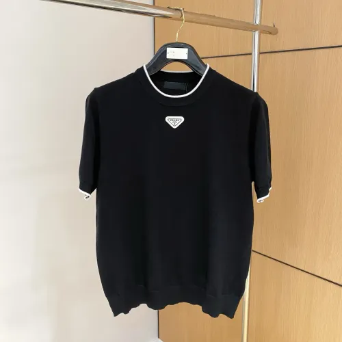 Wholesale Prada T-Shirts Short Sleeved For Men #1430969 $52.00 USD, Wholesale Quality Replica Prada T-Shirts