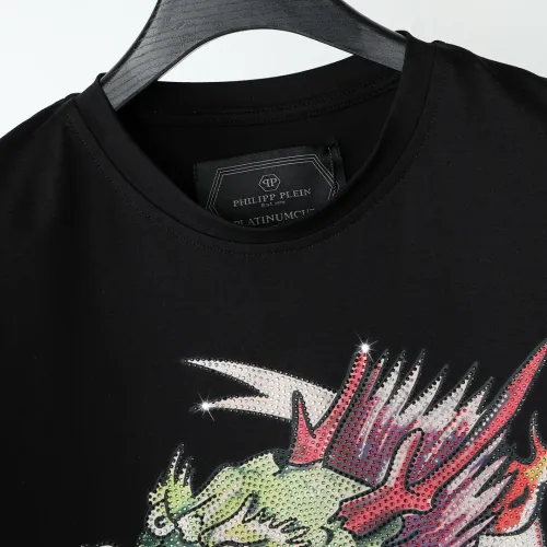 Replica Philipp Plein PP T-Shirts Short Sleeved For Men #1431037 $27.00 USD for Wholesale