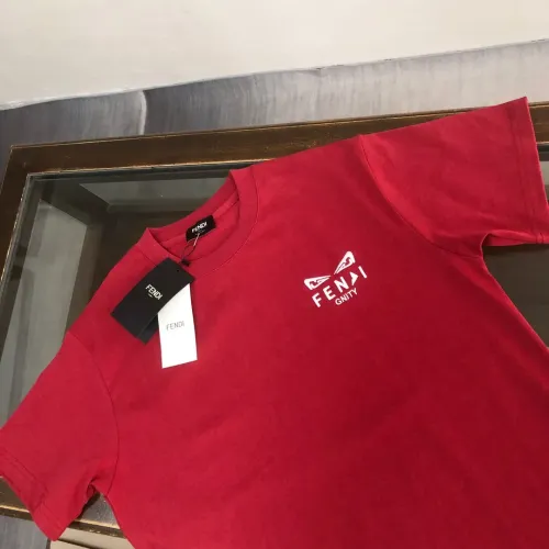 Replica Fendi T-Shirts Short Sleeved For Unisex #1431147 $34.00 USD for Wholesale