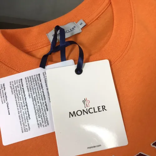 Replica Moncler T-Shirts Short Sleeved For Unisex #1431198 $34.00 USD for Wholesale