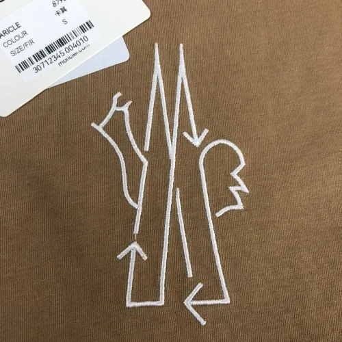 Replica Moncler T-Shirts Short Sleeved For Unisex #1431203 $34.00 USD for Wholesale