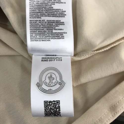 Replica Moncler T-Shirts Short Sleeved For Unisex #1431209 $34.00 USD for Wholesale