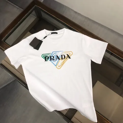Wholesale Prada T-Shirts Short Sleeved For Unisex #1431214 $34.00 USD, Wholesale Quality Replica Prada T-Shirts