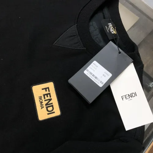 Replica Fendi Hoodies Long Sleeved For Unisex #1431226 $42.00 USD for Wholesale