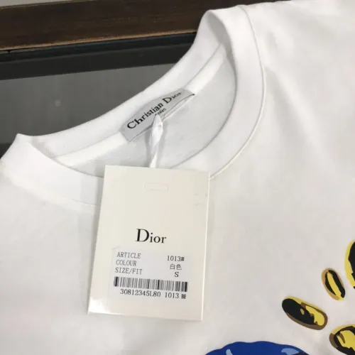 Replica Christian Dior T-Shirts Short Sleeved For Unisex #1431378 $32.00 USD for Wholesale