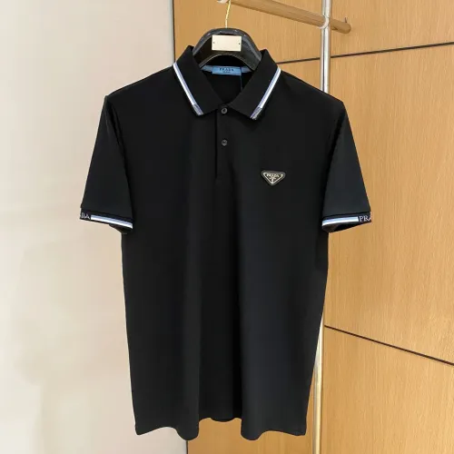 Wholesale Prada T-Shirts Short Sleeved For Men #1431405 $48.00 USD, Wholesale Quality Replica Prada T-Shirts