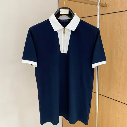 Wholesale Louis Vuitton LV T-Shirts Short Sleeved For Men #1431411 $48.00 USD, Wholesale Quality Replica Louis Vuitton LV T-Shirts