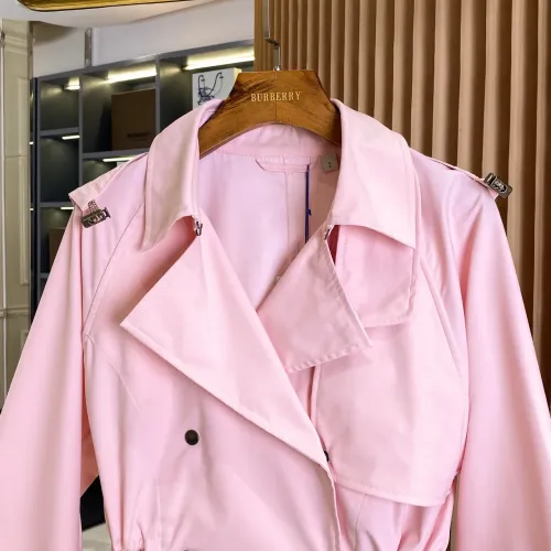 Replica Burberry Trench Coat Long Sleeved For Women #1431444 $132.00 USD for Wholesale