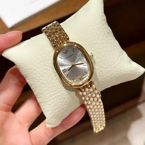 Wholesale Armani Watches In Gold For Women #1431465 $29.00 USD, Wholesale Quality Replica Armani Watches