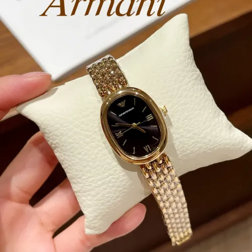 Wholesale Armani Watches In Gold For Women #1431467 $29.00 USD, Wholesale Quality Replica Armani Watches