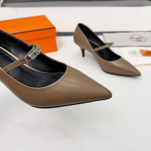 Replica Hermes High-Heeled Shoes For Women #1431679 $98.00 USD for Wholesale