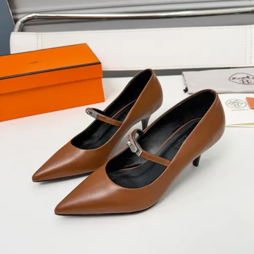 Wholesale Hermes High-Heeled Shoes For Women #1431680 $98.00 USD, Wholesale Quality Replica Hermes High-Heeled Shoes