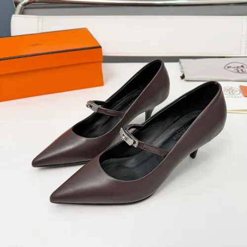 Wholesale Hermes High-Heeled Shoes For Women #1431681 $98.00 USD, Wholesale Quality Replica Hermes High-Heeled Shoes