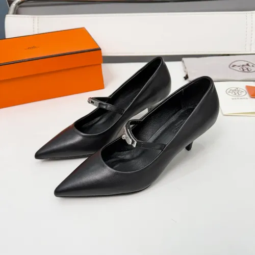 Wholesale Hermes High-Heeled Shoes For Women #1431682 $98.00 USD, Wholesale Quality Replica Hermes High-Heeled Shoes