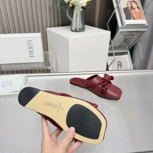 Replica LOEWE Slippers For Women #1431698 $98.00 USD for Wholesale