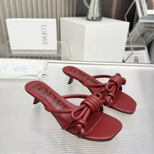 Wholesale LOEWE Slippers For Women #1431712 $85.00 USD, Wholesale Quality Replica LOEWE Slippers