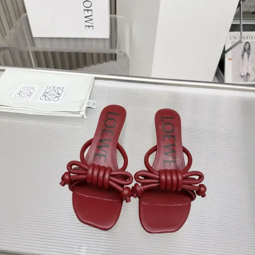 Replica LOEWE Slippers For Women #1431712 $85.00 USD for Wholesale