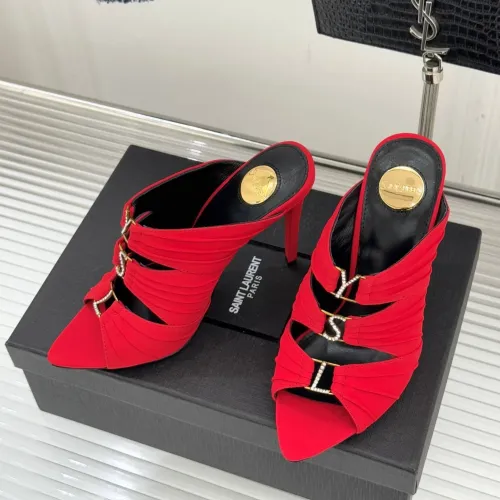 Wholesale Yves Saint Laurent YSL Slippers For Women #1431729 $115.00 USD, Wholesale Quality Replica Yves Saint Laurent YSL Slippers
