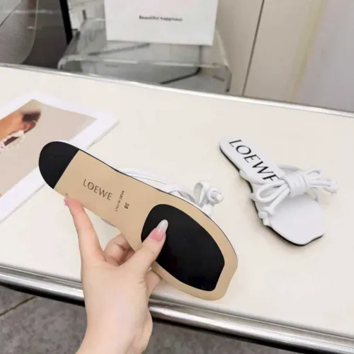 Replica LOEWE Slippers For Women #1431768 $76.00 USD for Wholesale