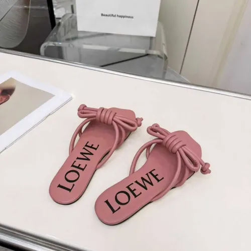 Replica LOEWE Slippers For Women #1431770 $76.00 USD for Wholesale