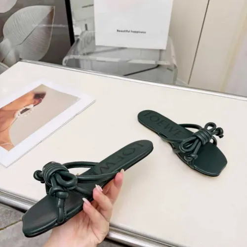 Replica LOEWE Slippers For Women #1431772 $76.00 USD for Wholesale