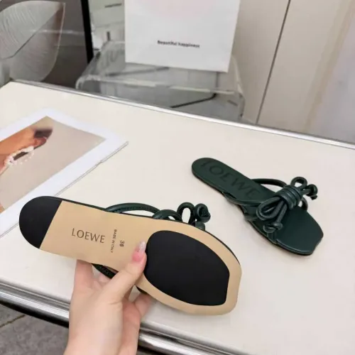 Replica LOEWE Slippers For Women #1431772 $76.00 USD for Wholesale