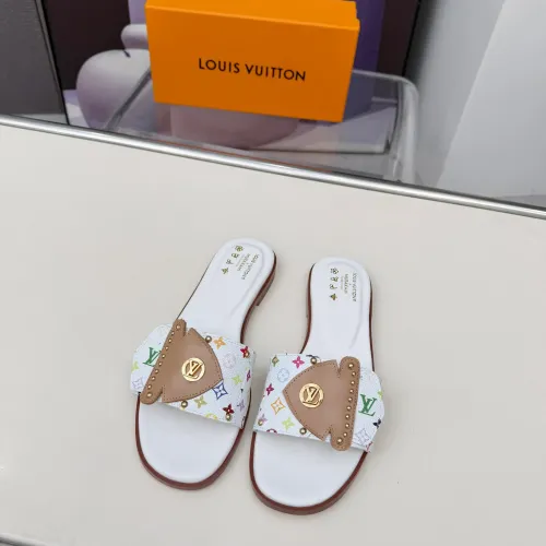 Wholesale Louis Vuitton Slippers For Women #1431782 $85.00 USD, Wholesale Quality Replica Louis Vuitton Slippers