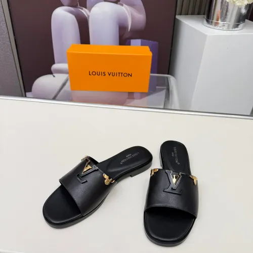 Wholesale Louis Vuitton Slippers For Women #1431783 $85.00 USD, Wholesale Quality Replica Louis Vuitton Slippers
