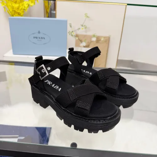 Replica Prada Sandal For Women #1431831 $98.00 USD for Wholesale