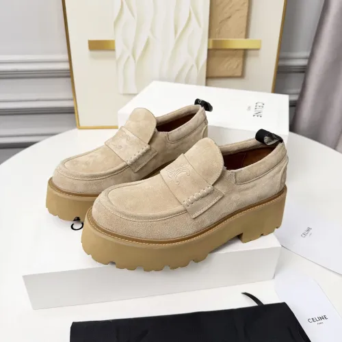 Wholesale Celine Loafer For Women #1431852 $105.00 USD, Wholesale Quality Replica Celine Leather Shoes