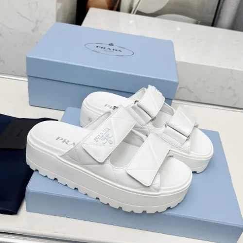 Wholesale Prada Slippers For Women #1431858 $96.00 USD, Wholesale Quality Replica Prada Slippers