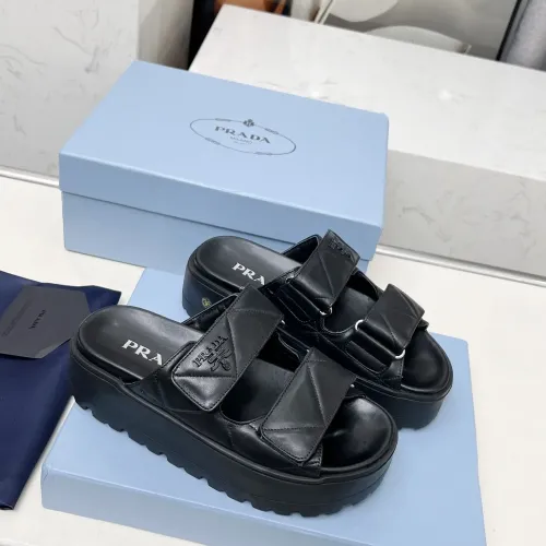 Wholesale Prada Slippers For Women #1431861 $96.00 USD, Wholesale Quality Replica Prada Slippers