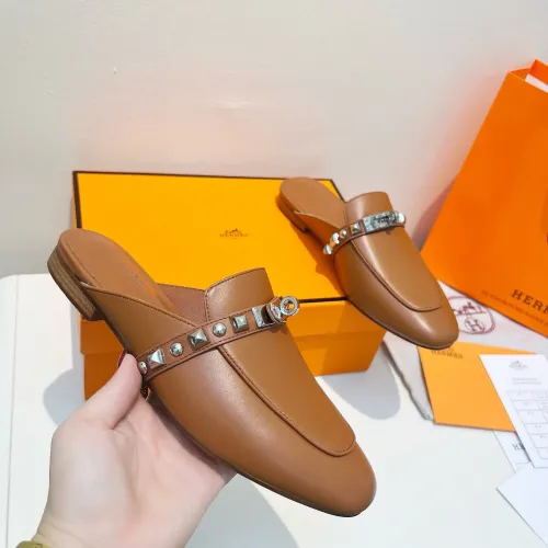 Replica Hermes Slippers For Women #1431894 $100.00 USD for Wholesale