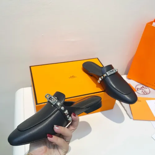 Replica Hermes Slippers For Women #1431895 $100.00 USD for Wholesale