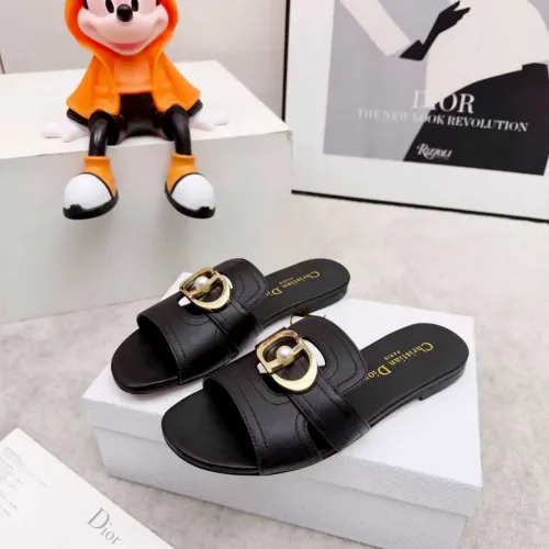 Wholesale Christian Dior Slippers For Women #1431898 $82.00 USD, Wholesale Quality Replica Christian Dior Slippers
