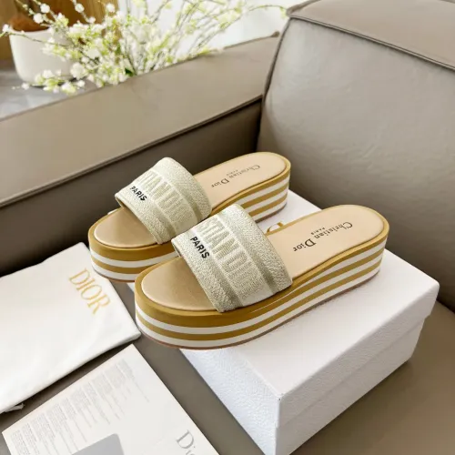 Wholesale Christian Dior Slippers For Women #1431899 $85.00 USD, Wholesale Quality Replica Christian Dior Slippers