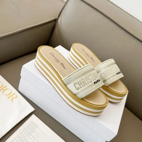 Replica Christian Dior Slippers For Women #1431899 $85.00 USD for Wholesale