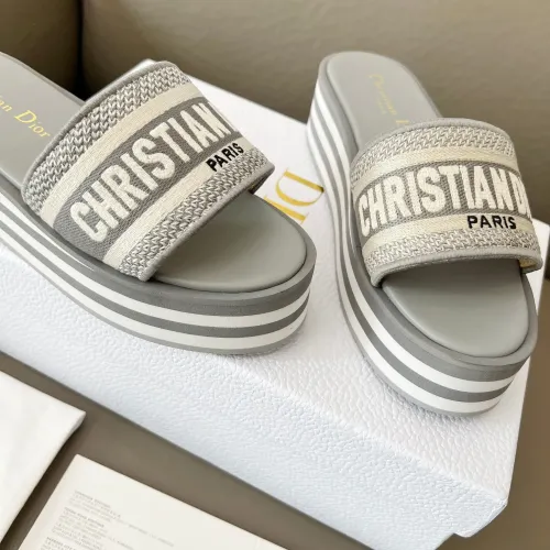 Replica Christian Dior Slippers For Women #1431900 $85.00 USD for Wholesale
