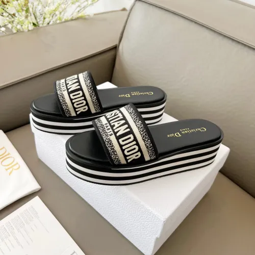 Wholesale Christian Dior Slippers For Women #1431902 $85.00 USD, Wholesale Quality Replica Christian Dior Slippers