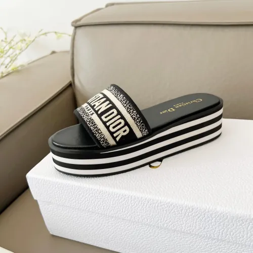 Replica Christian Dior Slippers For Women #1431902 $85.00 USD for Wholesale