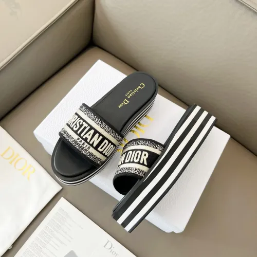 Replica Christian Dior Slippers For Women #1431902 $85.00 USD for Wholesale