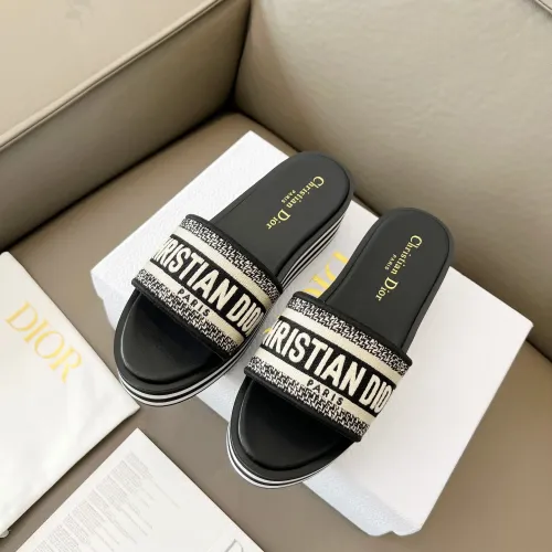 Replica Christian Dior Slippers For Women #1431902 $85.00 USD for Wholesale
