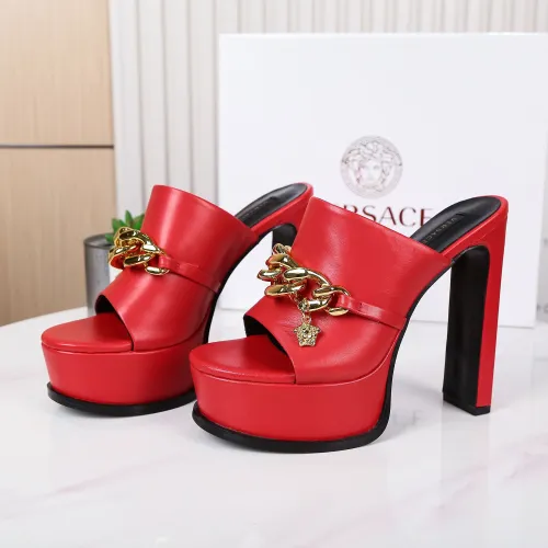 Wholesale Versace Slippers For Women #1431918 $118.00 USD, Wholesale Quality Replica Versace Slippers