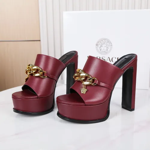 Wholesale Versace Slippers For Women #1431919 $118.00 USD, Wholesale Quality Replica Versace Slippers