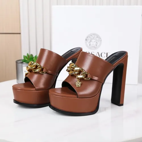 Wholesale Versace Slippers For Women #1431920 $118.00 USD, Wholesale Quality Replica Versace Slippers