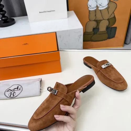 Replica Hermes Slippers For Women #1431925 $88.00 USD for Wholesale